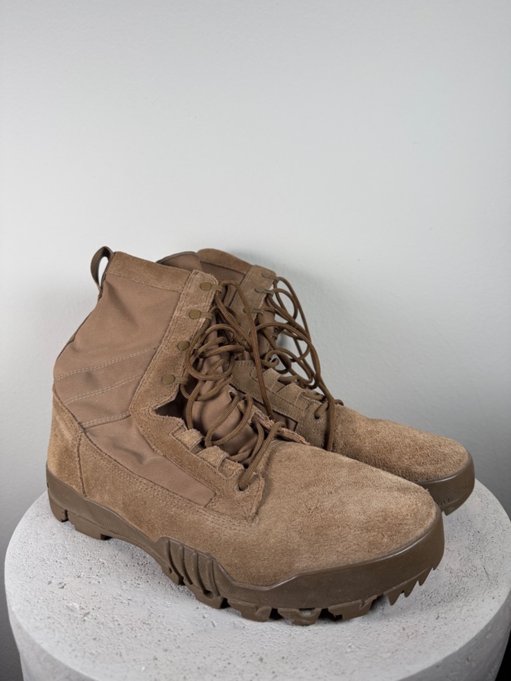 Nike Men's Brown Tactical Suede Boots